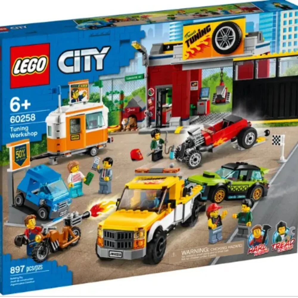 Lego City Tuning Workshop 60258